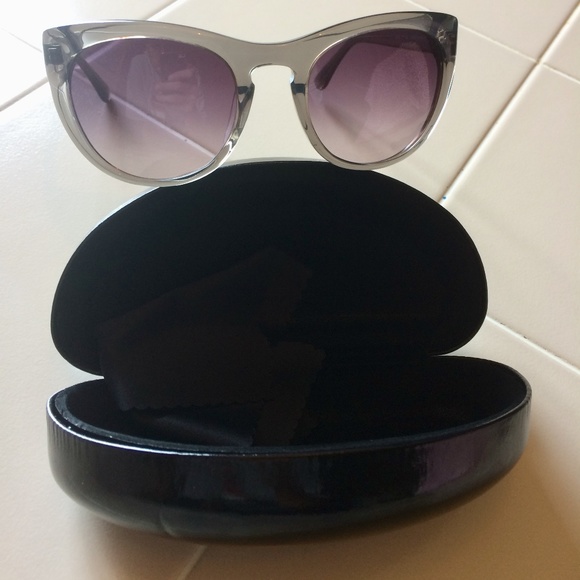*NEW* Derek Lam SKYLER semi cat eye acetate frame integrated nose sunglasses NWD main image 4